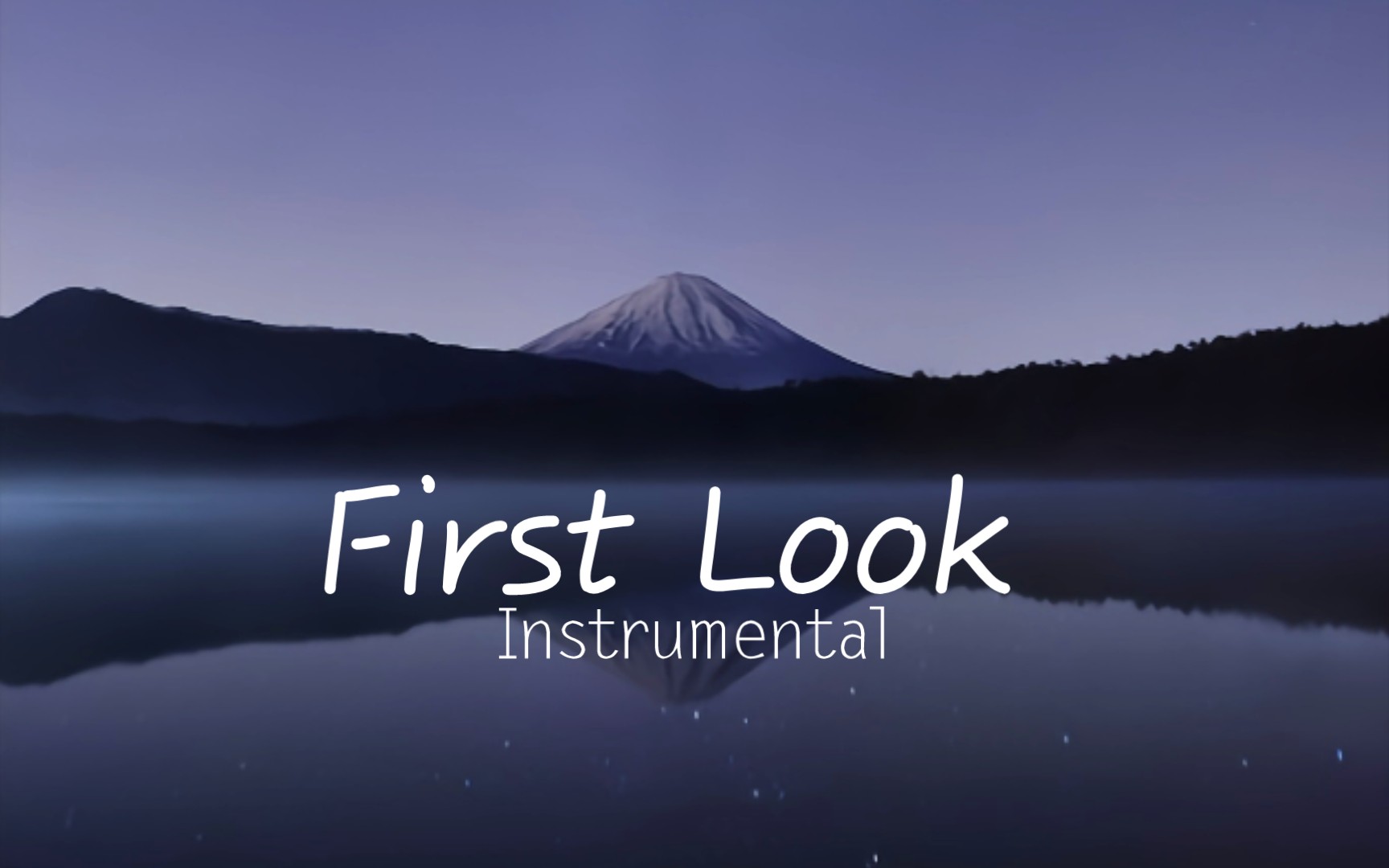 唯美静谧的纯音乐First Look (Instrumental)自制MV哔哩哔哩bilibili