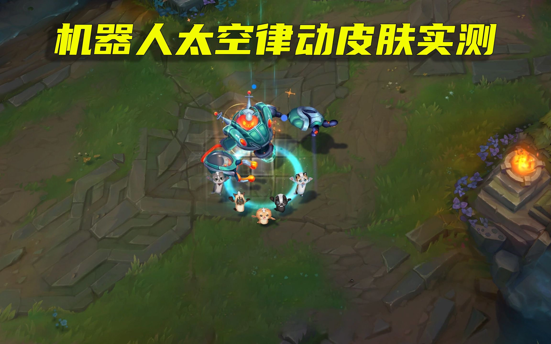 机器人t2传说级皮肤实测特效手感吊打同系列皮肤还有逗猫玩法