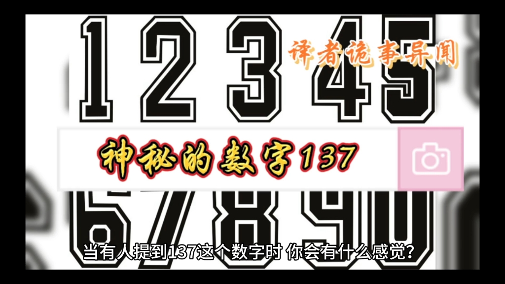 神秘的数字137