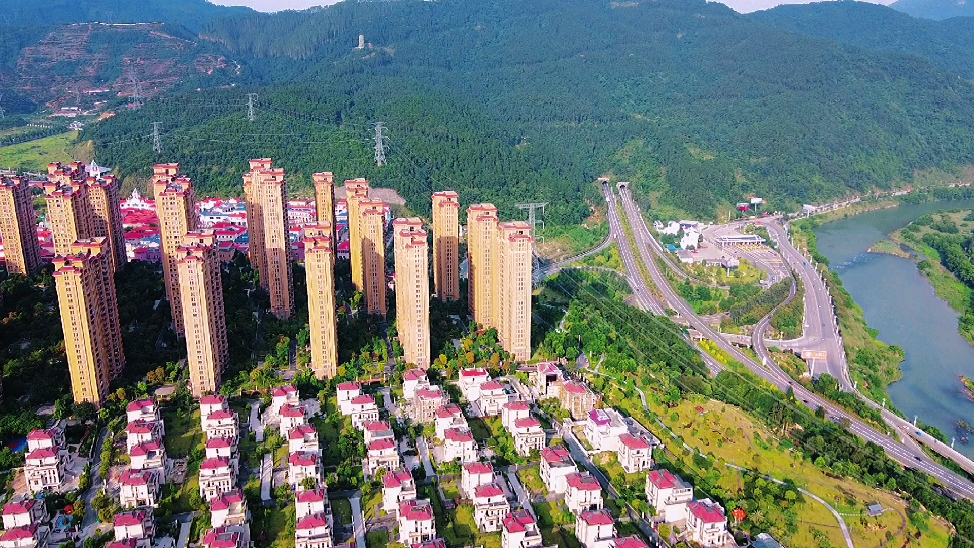 航拍福州连江贵安新天地!