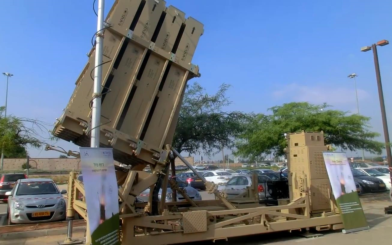 近距拍摄拉斐尔先进防御系统公司铁穹irondome防御系统20127