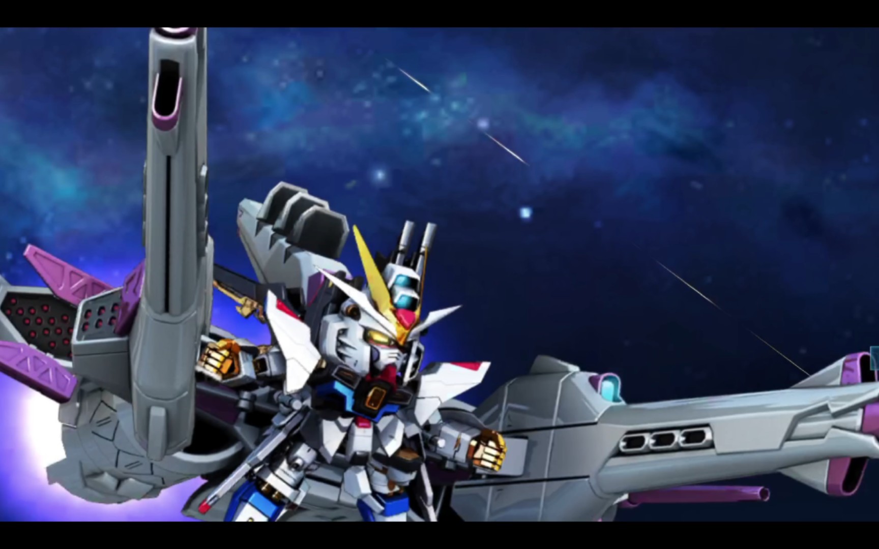 敢达决战,强袭自由敢达流星装备特效展示