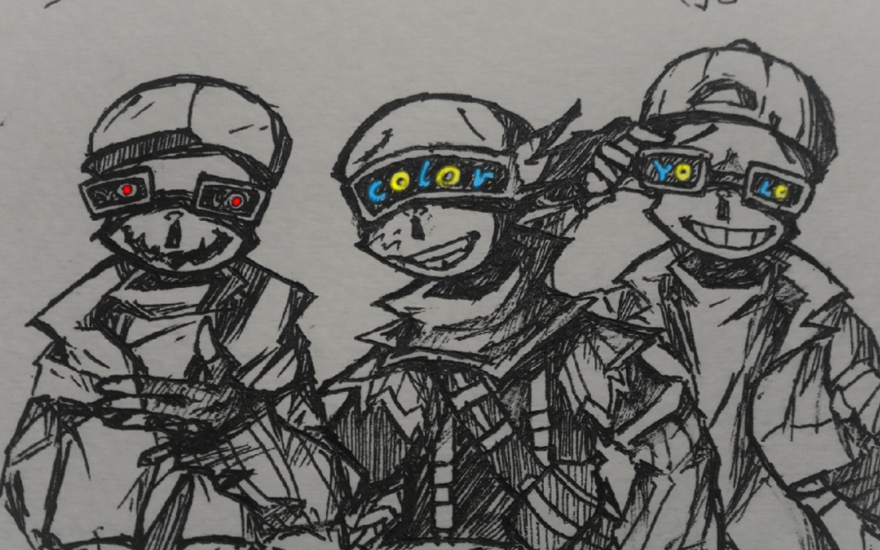 【重置系列11】手绘fresh time trio三重潮流