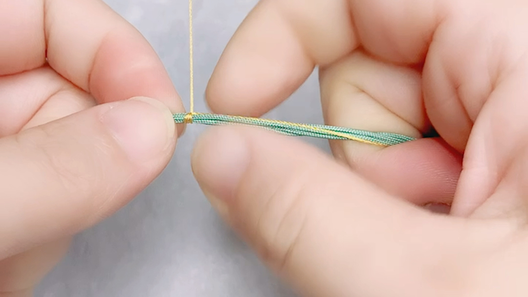 手工编绳都要用的短绕线和长绕线编法教程,非常实用的编绳技巧