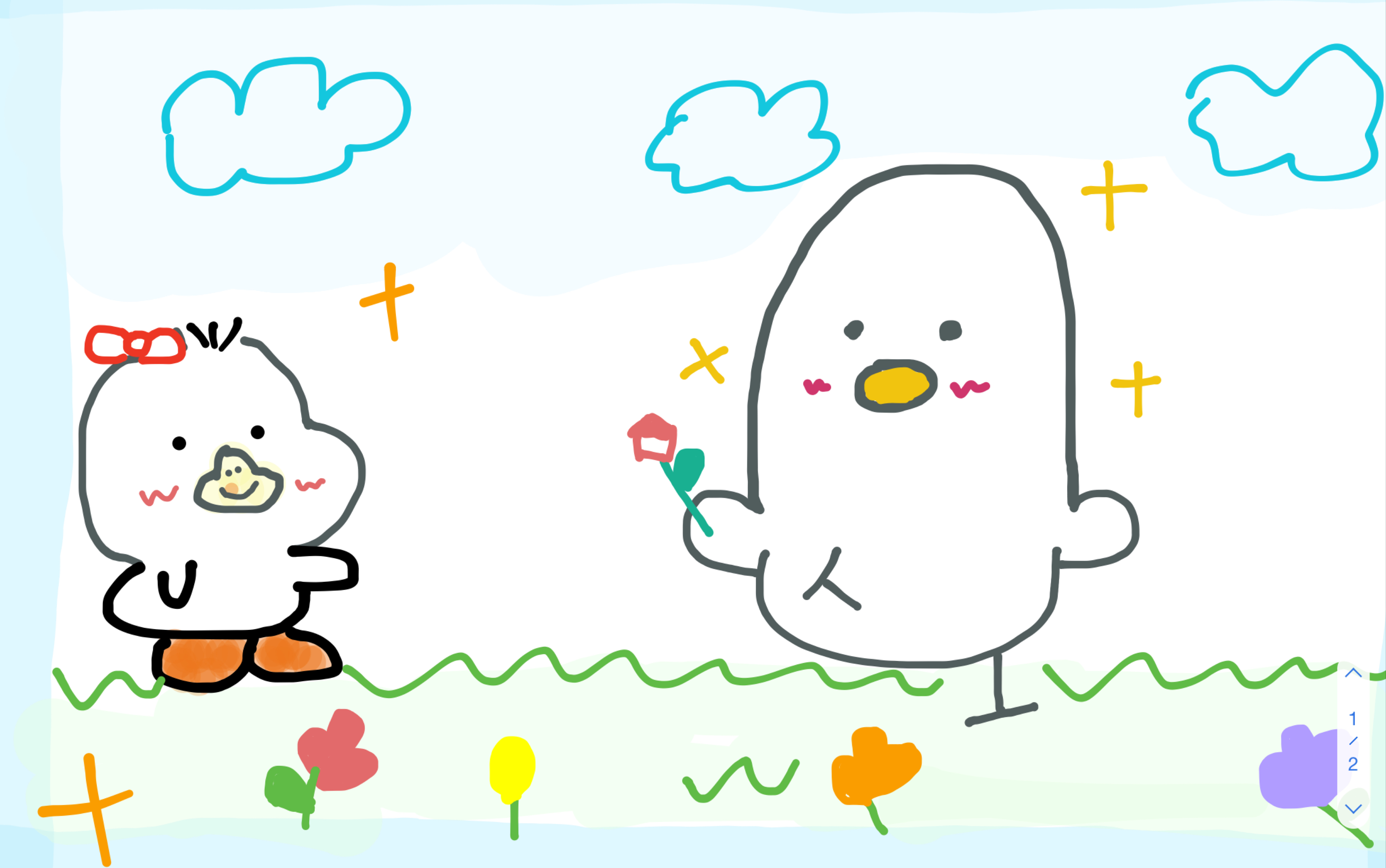 简笔画 || 是小鸽鸽鸭