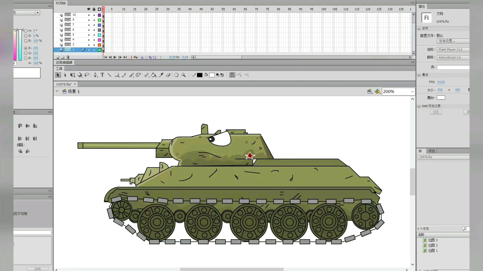 flash绘制,t3476,isu152,kv2,虎式