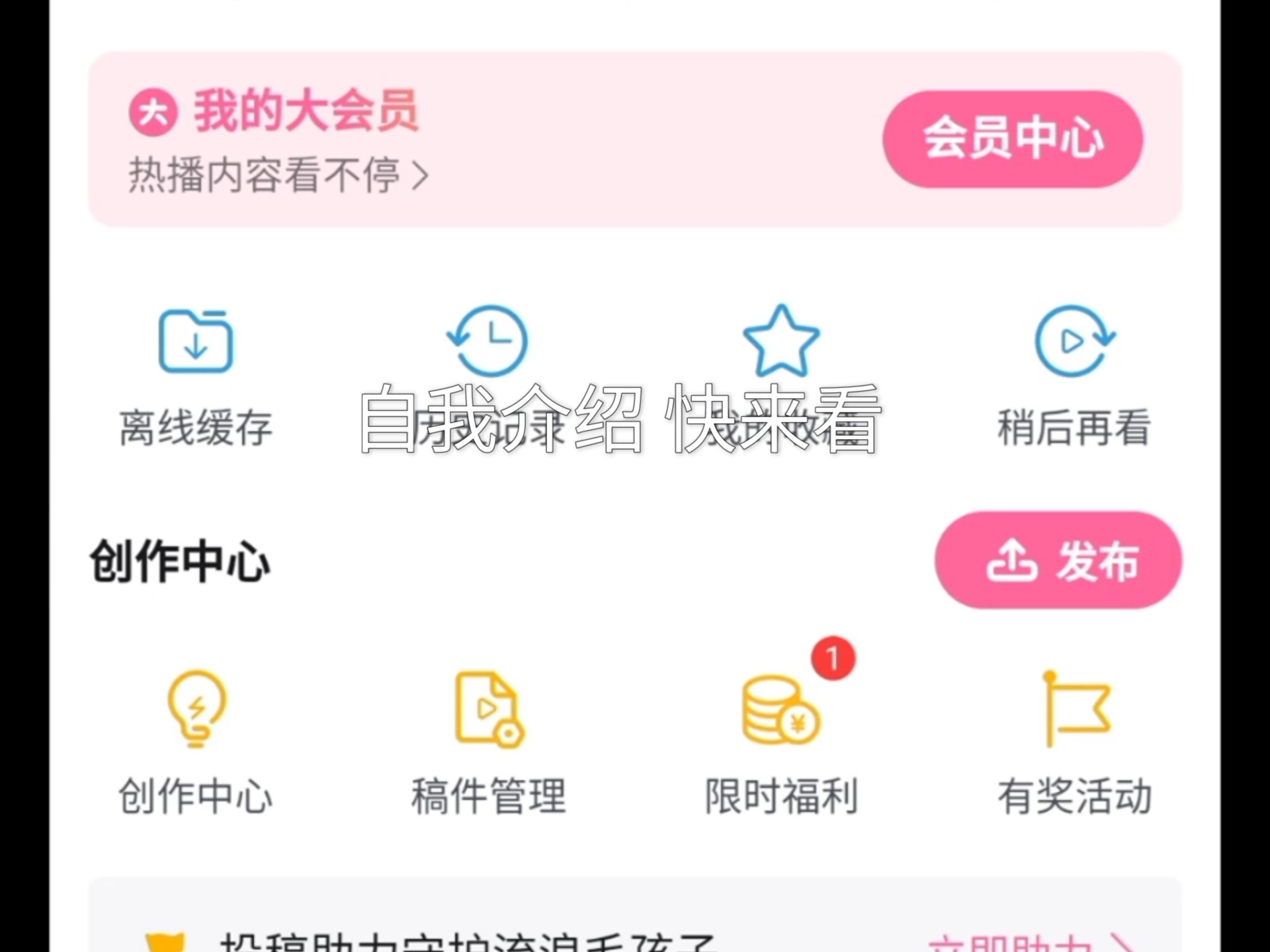 自我介绍哔哩哔哩bilibili