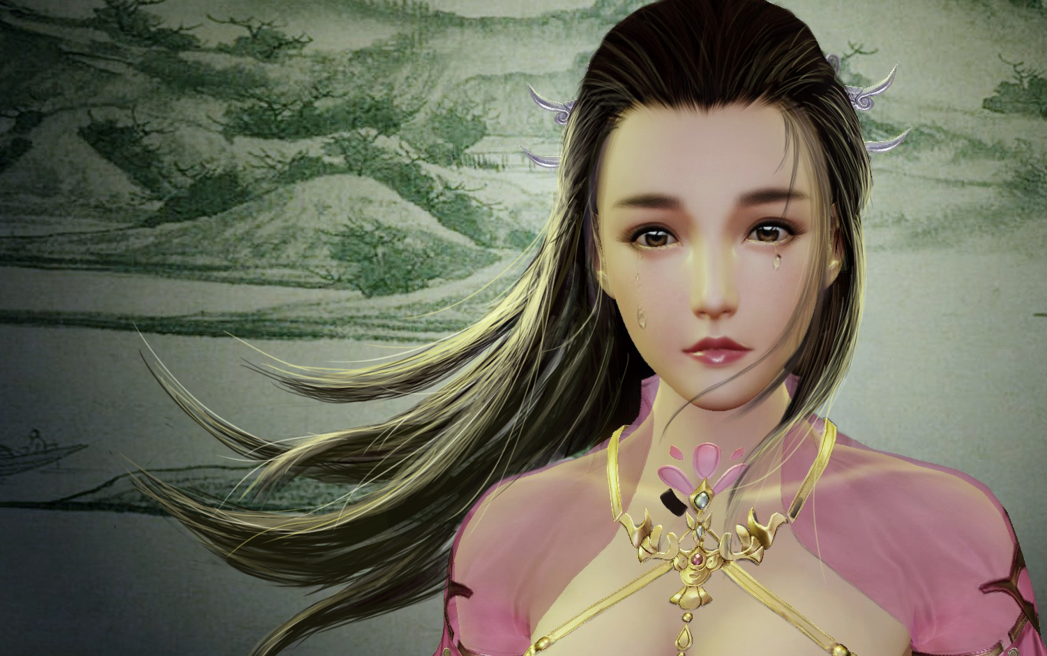 [火星小七-剑网3]师傅说播放过两万就面基---七秀特写桌面的制作过程