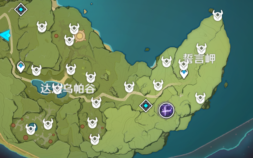 原神末归的息星誓言岬18个刷新位置_哔哩哔哩 (゜-゜)つロ 干杯~-bili