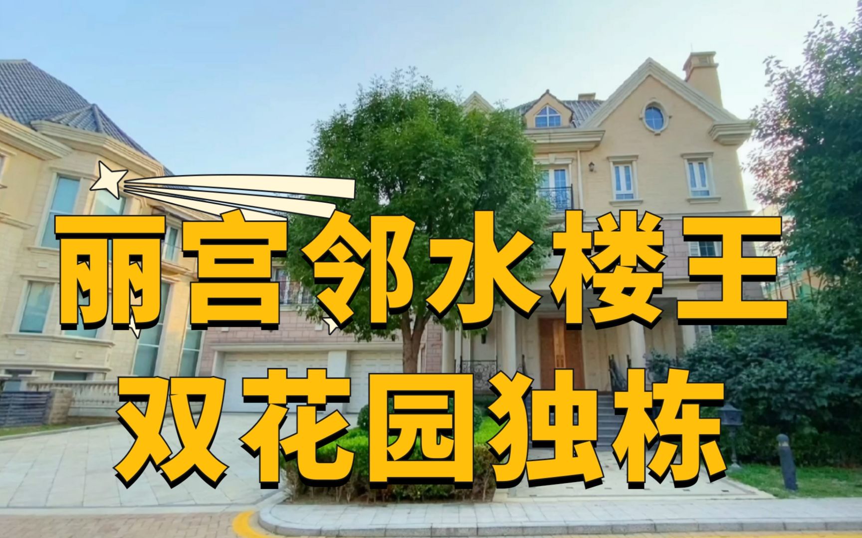 丽宫邻水楼王独栋,南向10挑空看水景