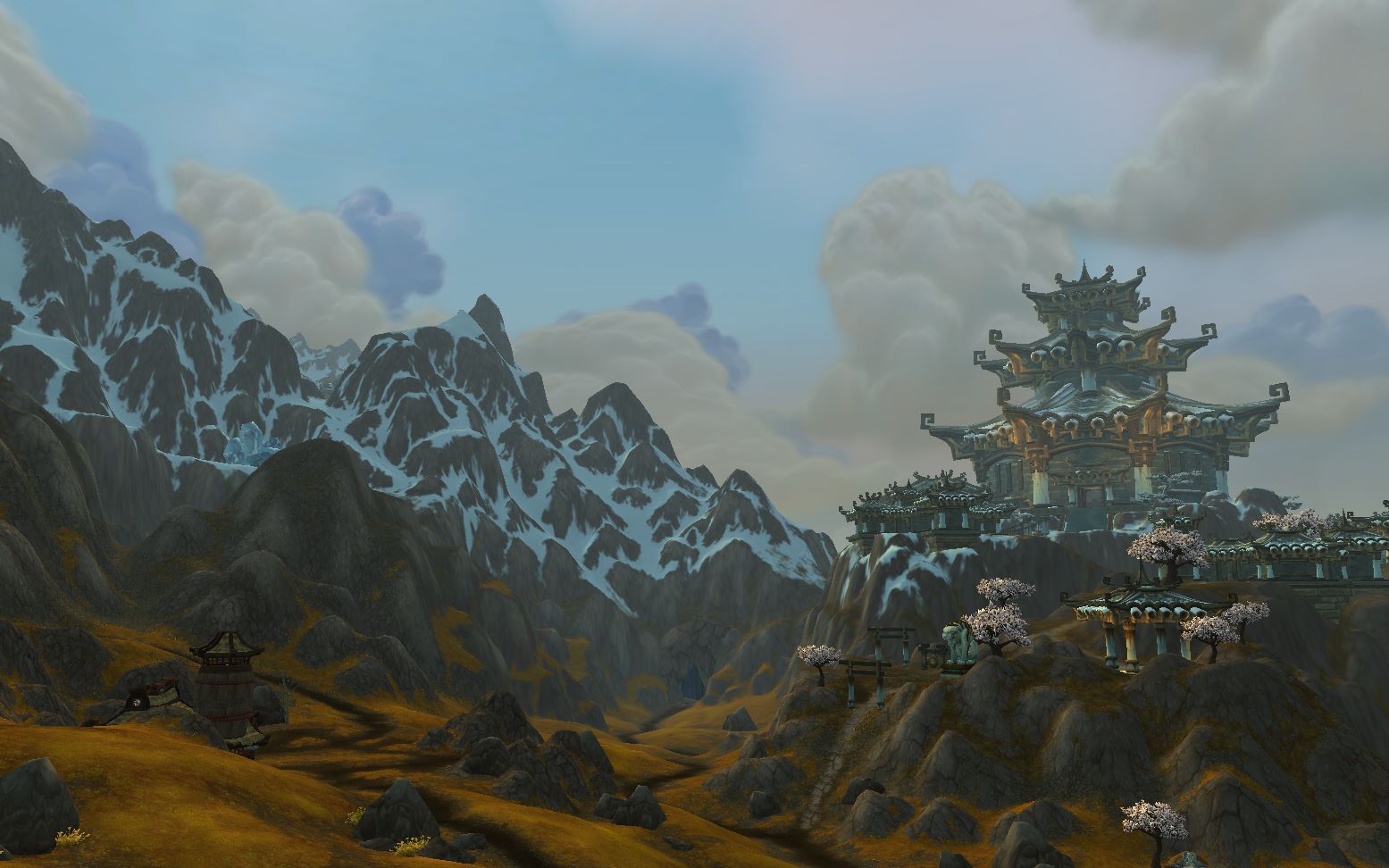 魔兽世界萌新练级之遨游潘达利亚04昆莱山洗牛站