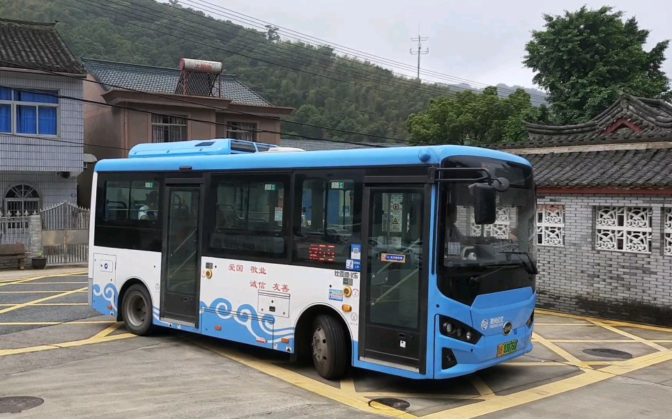 宁波城乡公交比亚迪k6运行微55路走行音实录