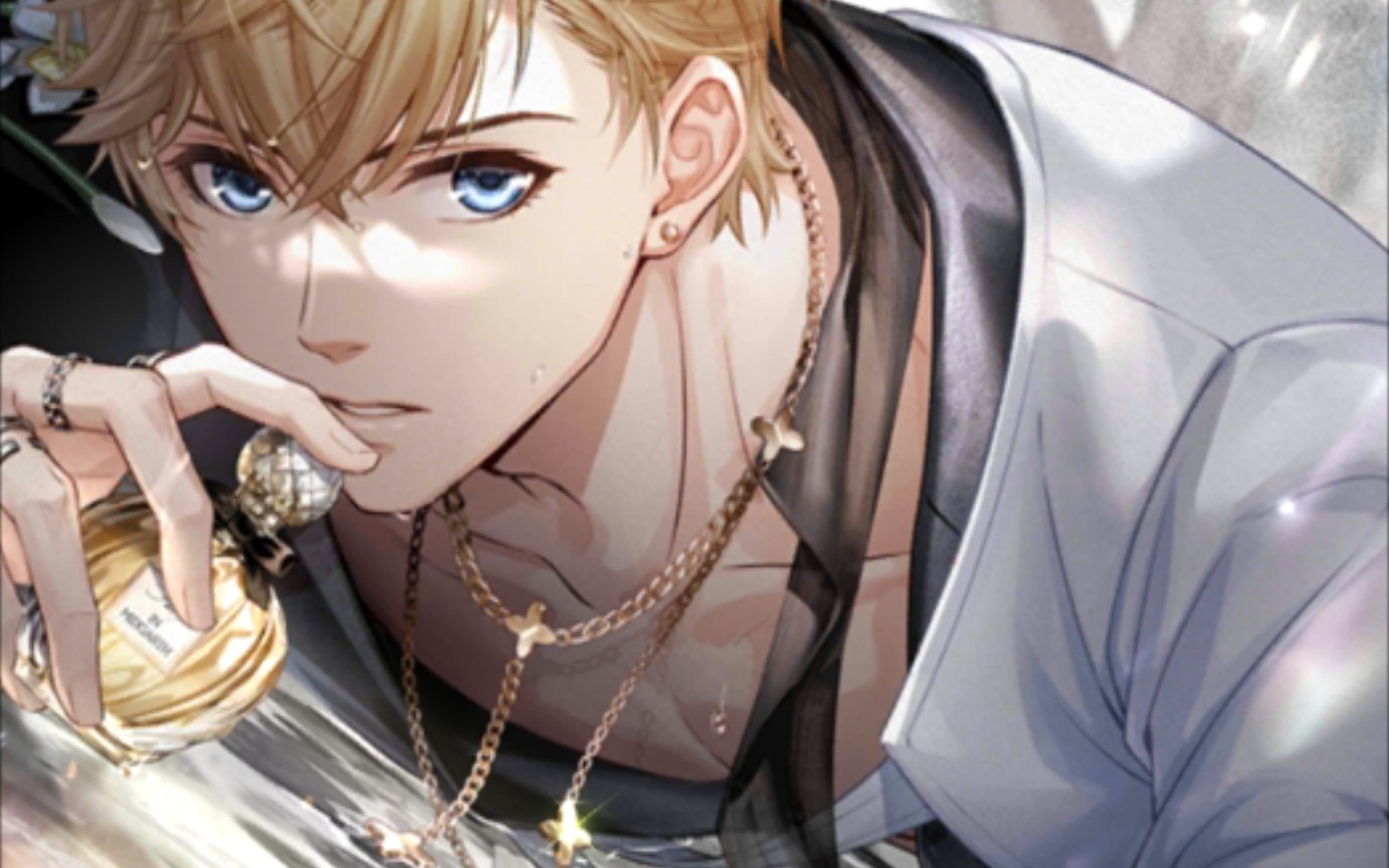 恋与制作人 周棋洛 2022年七夕香水卡【落入凡间】在你身边【晨色正好