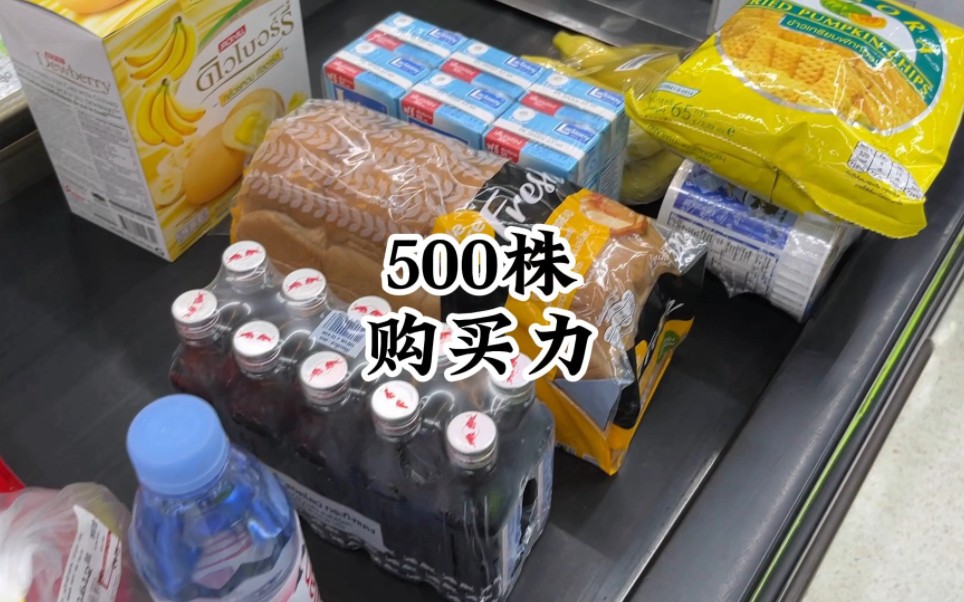 都说泰国物价低,那么看看2023年10月500泰铢购买力如何?哔哩哔哩bilibili