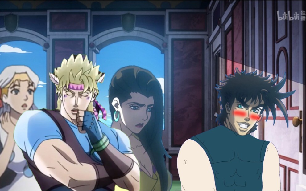 【jojo】假如二乔和西撒都是流氓(第三期)(全员恶人,极度生草)_哔哩