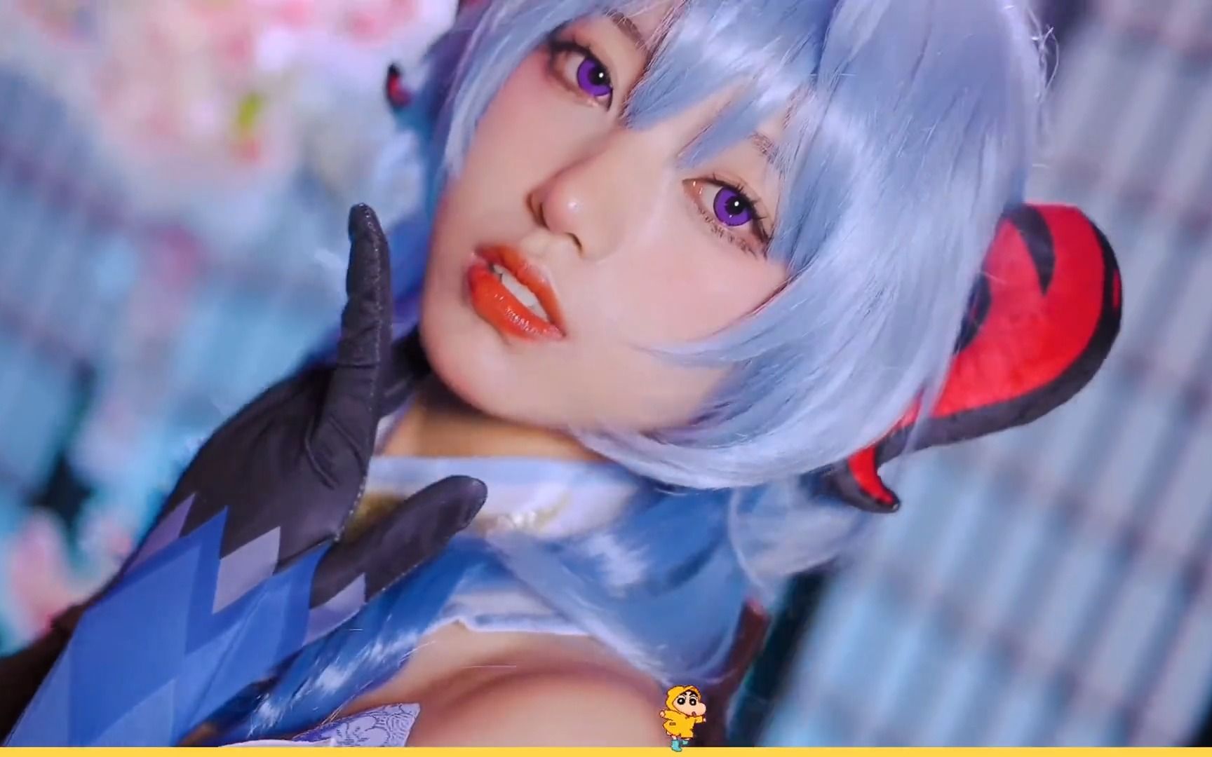 当三次元走进二次元#甘雨#cos#可爱到爆炸 #二次元女神