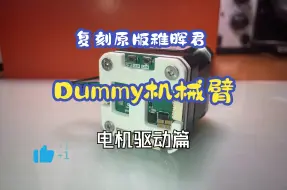 下载视频: 复刻原版稚晖君Dummy机械臂之电机驱动篇