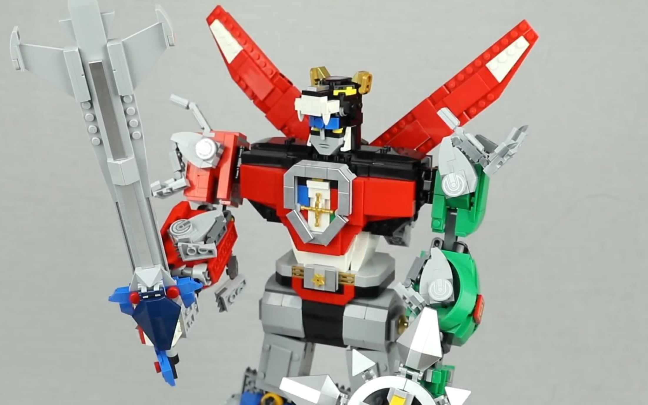 乐高 战神金刚 review- lego03 ideas voltron defender of the