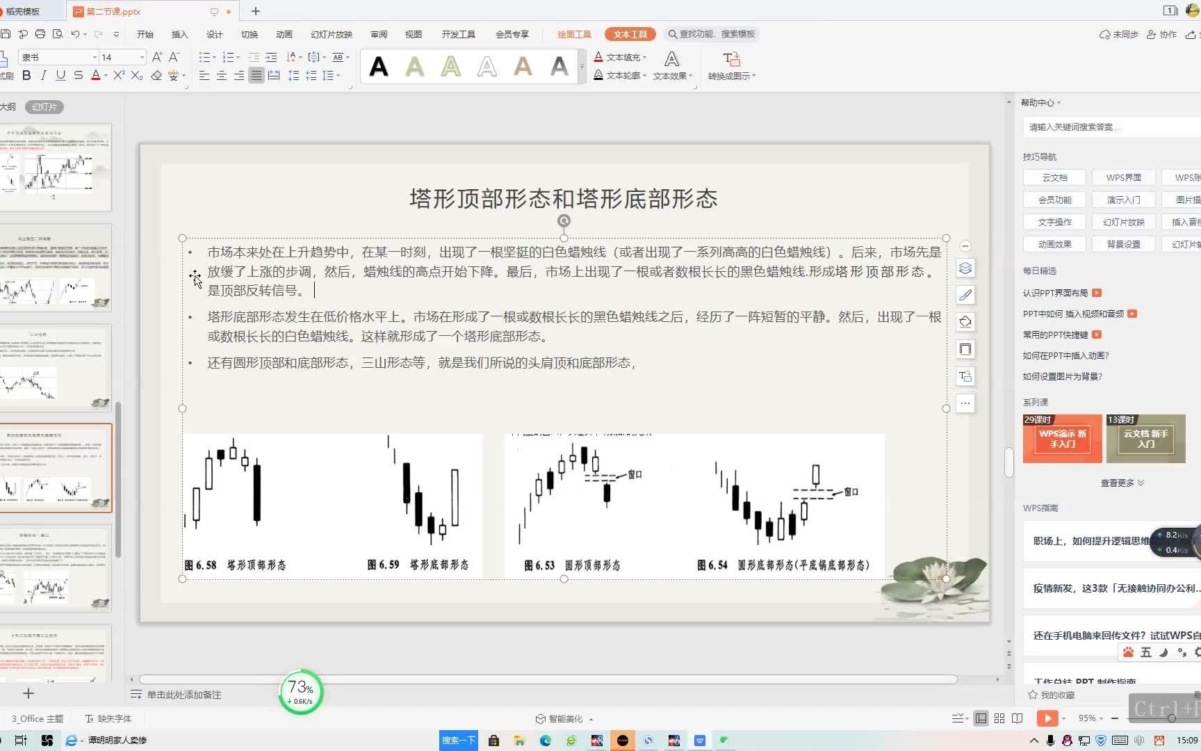 期货实战一百招放缓的顶部和底部形态哔哩哔哩bilibili