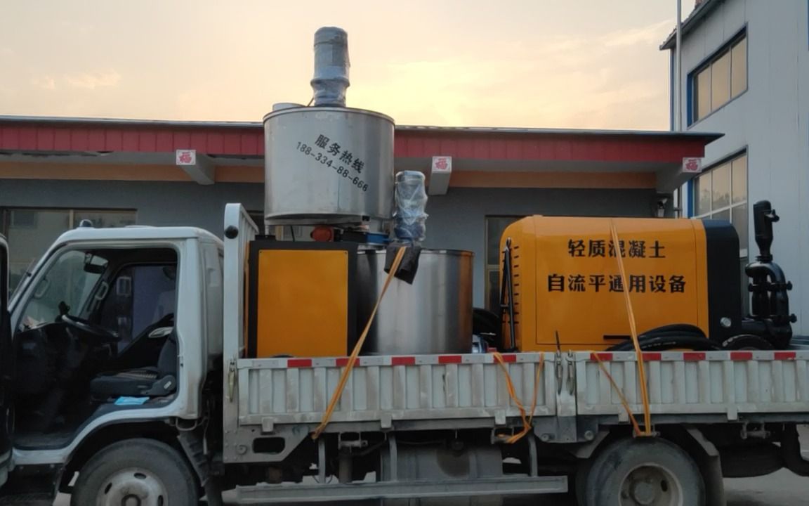 全自动称重水泥灌浆石膏基自流平搅拌输送设备