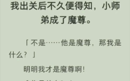 (完结版)我出关后不久便得知,小师弟成了魔尊.「不是……他是魔尊,那我是什么?」明明我才是魔尊啊!哔哩哔哩bilibili