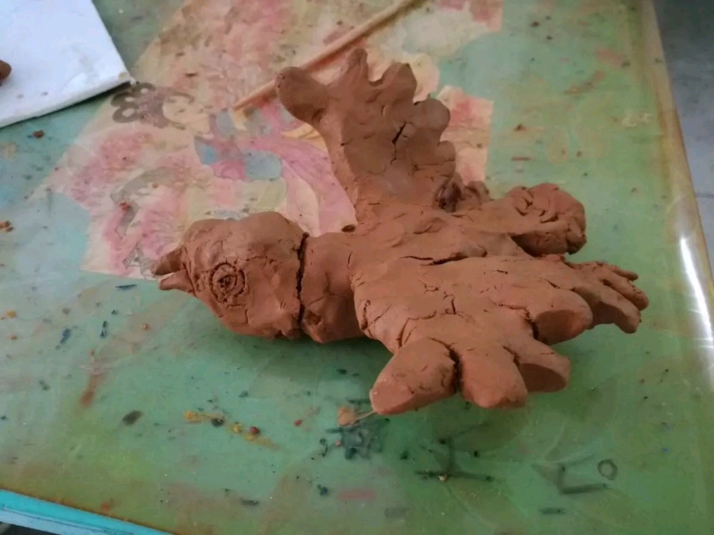 用泥巴制作手工
