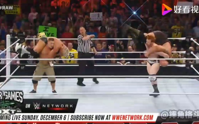 WWE罕见双打赛 塞纳搭档希莫斯Vs道夫&二五仔大秀哥 2012RAW12月哔哩哔哩bilibili