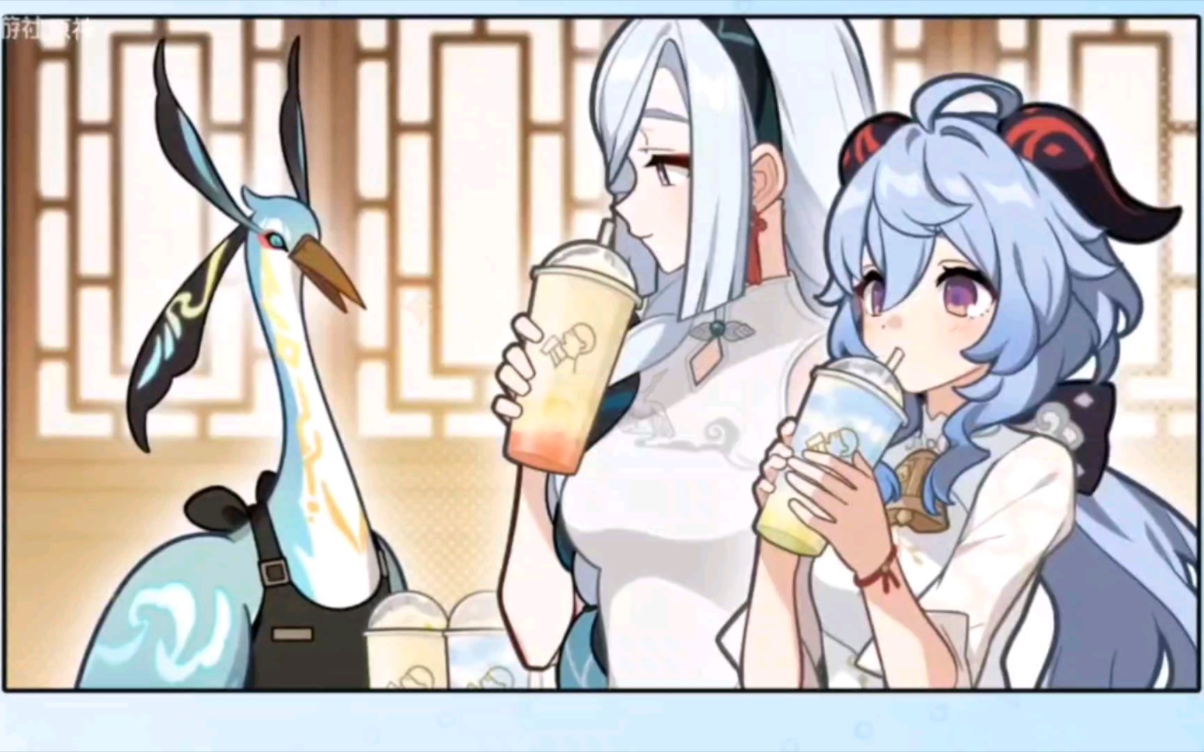 原神喜茶联动,留云借风真君化身大厨制作奶茶