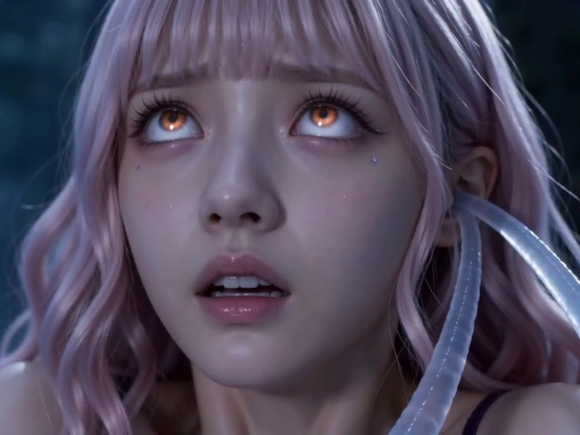【AI夺舍】粉发魔法少女被史莱姆触手寄生夺舍(第一部)_哔哩哔哩_bilibili