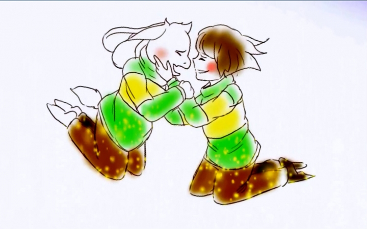 asriel x Chara图片