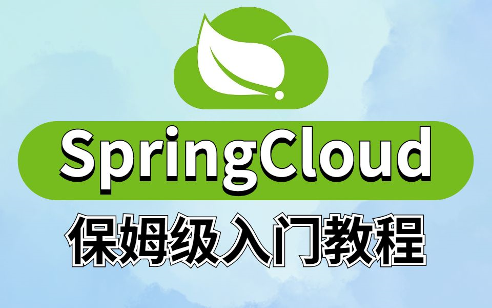 【SpringCloud Alibaba】2022版全新保姆级教程,手把手带你入门,让你轻松上手!哔哩哔哩bilibili