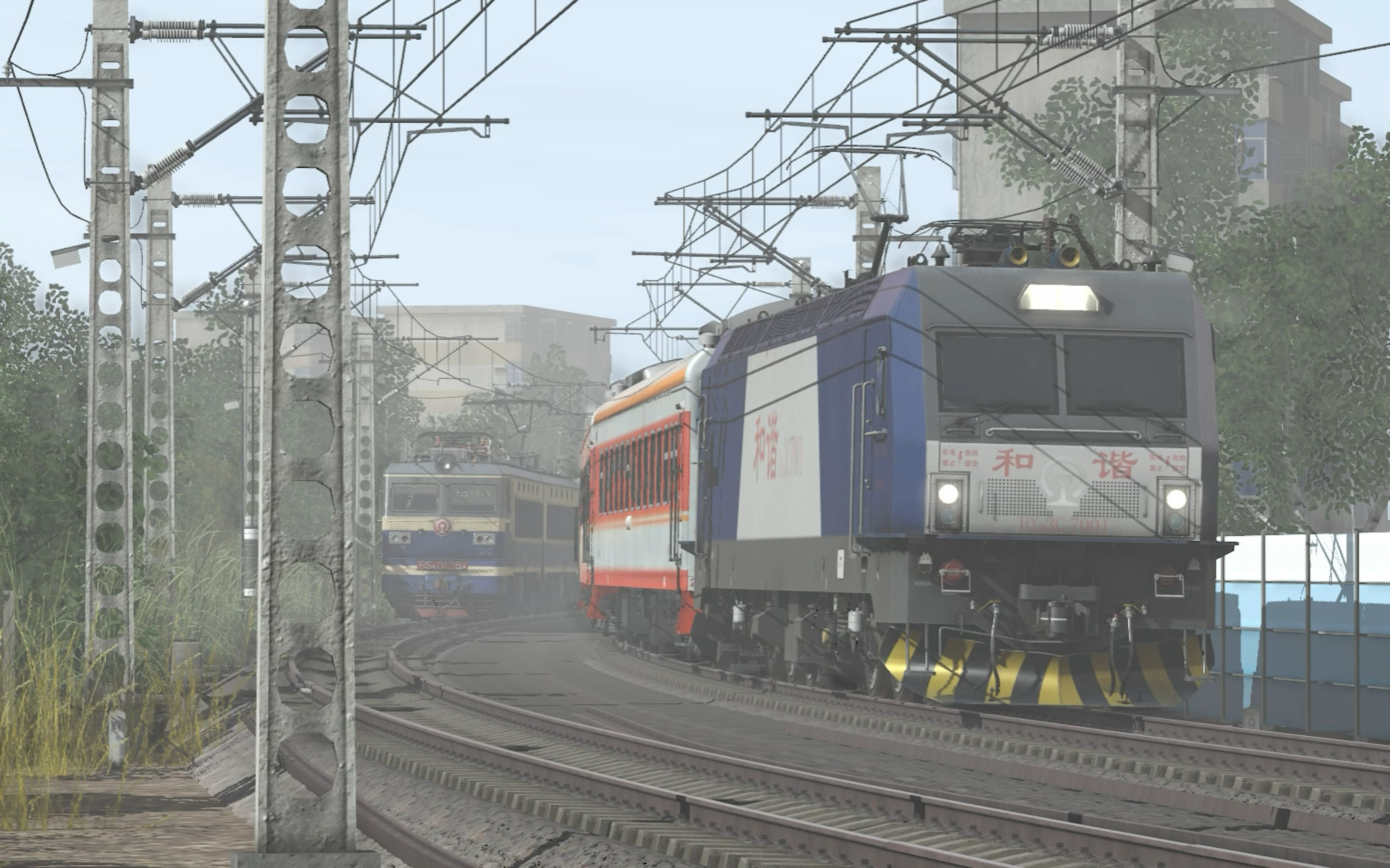 【Trainz Railroad Simulator 2022】侯马站接近单机游戏热门视频