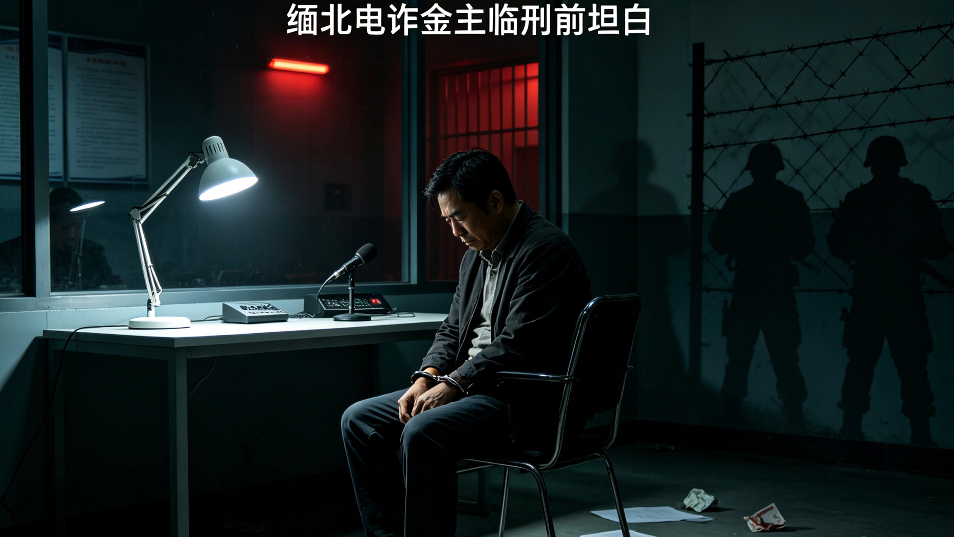 电诈金主临刑坦白：每骗一亿明家抽三成，全是血#缅北电诈 #明家犯罪集团 #法治在线 #正能量