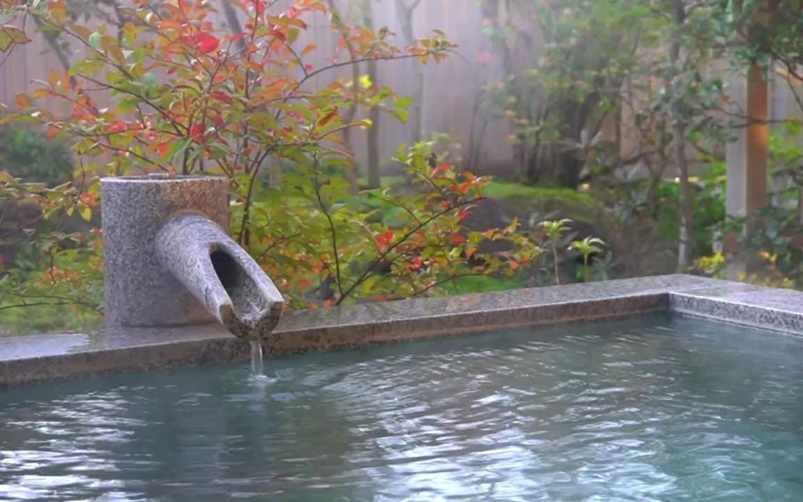 放松用温泉滴水声流水声帮助缓解压力助眠冥想专注佩戴耳机