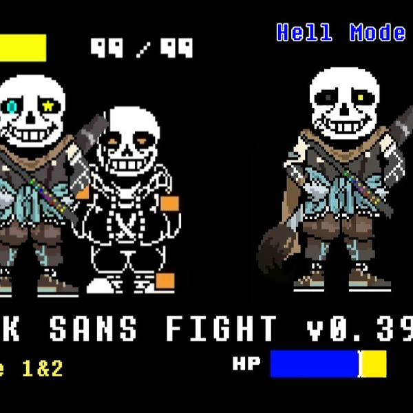 无药】INK! Sans Fight v0.37 手机版二阶段无药_哔哩哔哩_bilibili