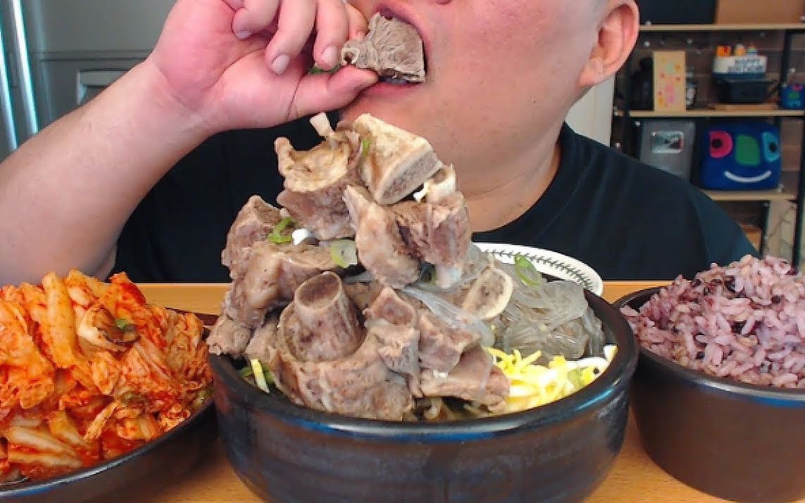 韩版oo猪皇最新吃播五篇合集2019424mukbang