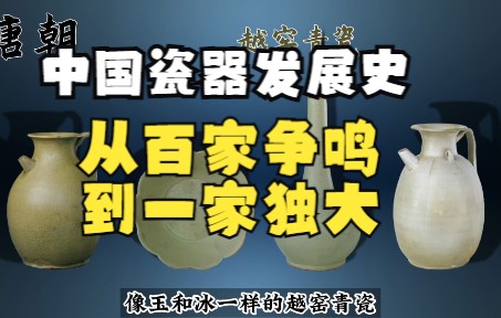 中国瓷器发展史,从百家争鸣到一家独大哔哩哔哩bilibili