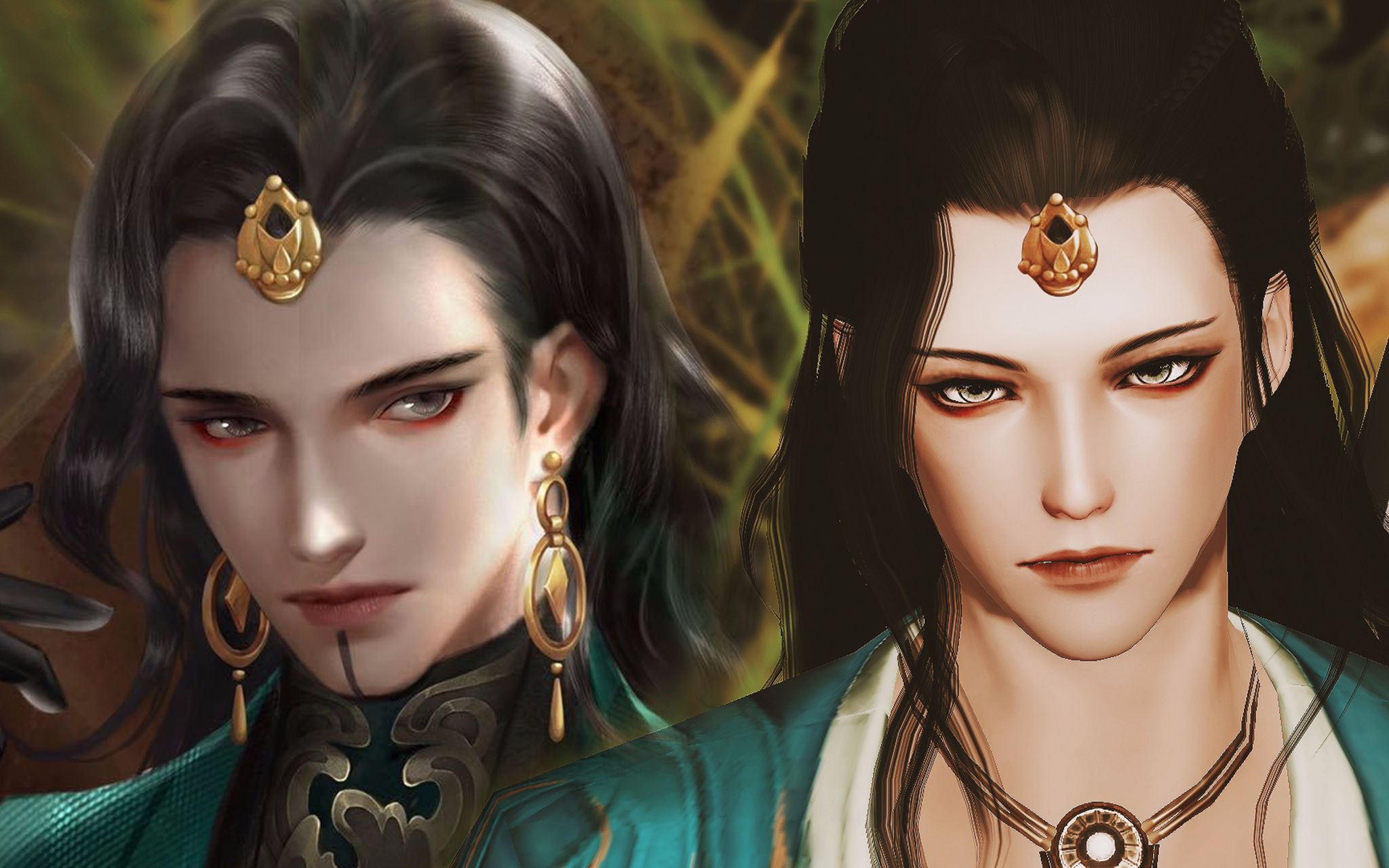 梦江湖捏脸】楚留香/一梦江湖伽蓝成男仿捏无偿捏脸数据——僧伽蓝摩