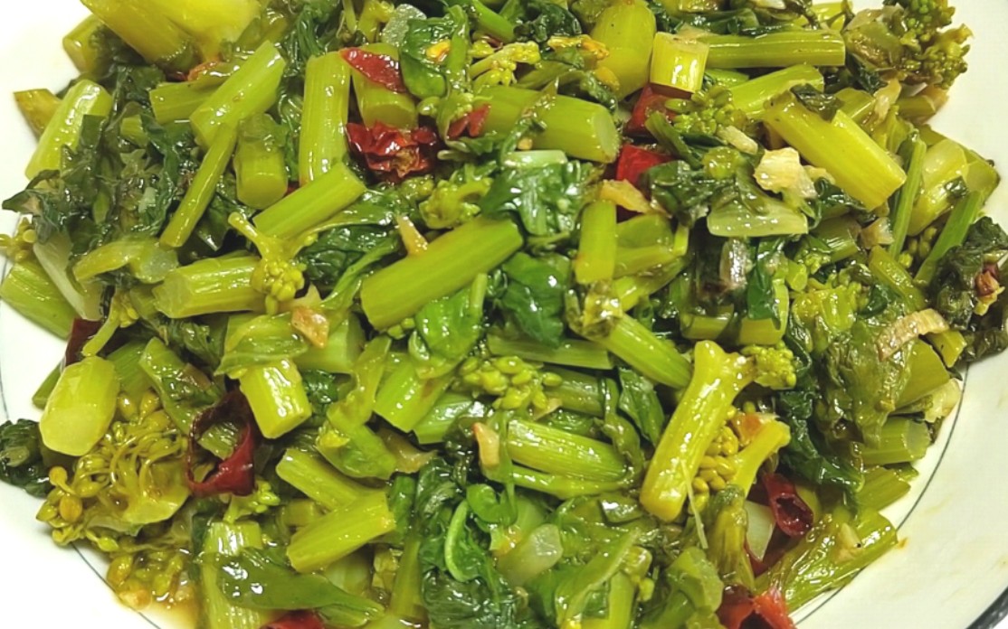 四川冲菜的家常做法那味道把隔壁小孩都馋哭了