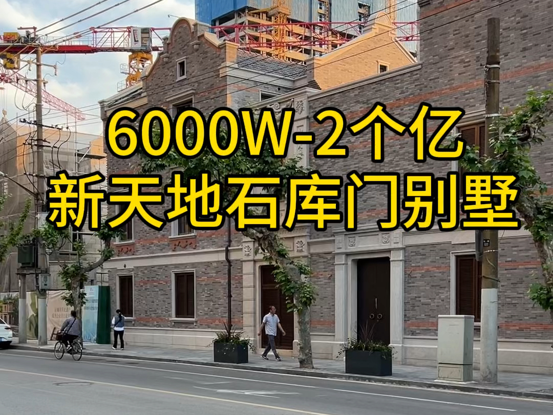 新天地石库门别墅 260平方850平方 二批次 地上三层带地下室 带露台带花园#新天地#上海别墅#石库门别墅#中海顺昌玖里别墅 #柳哥看房哔哩哔哩bilibili