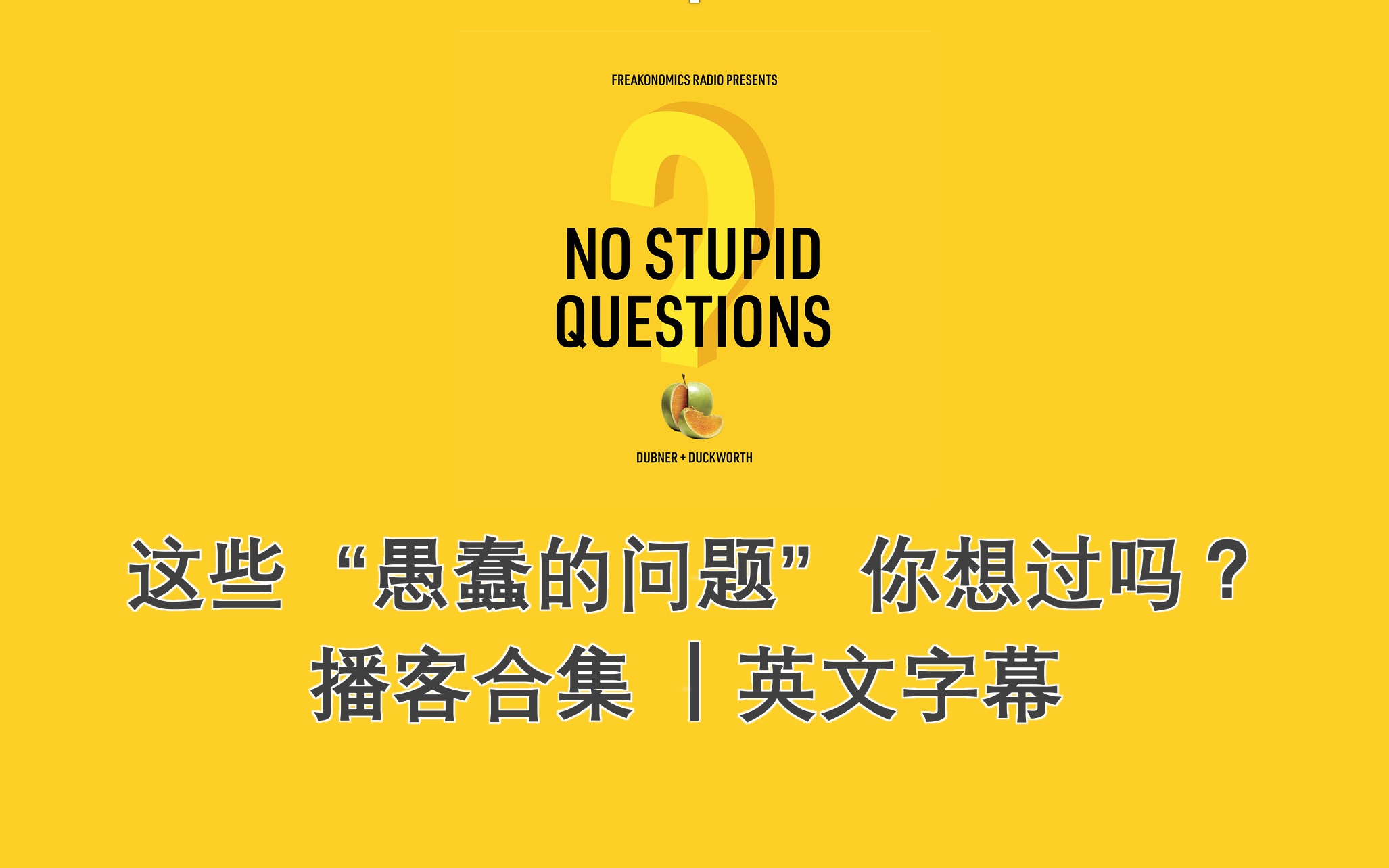 英语播客合集: No Stupid Questions, 心理学经济学类闲聊Podcast推荐 | 英语泛听材料, 四六级雅思托福听力口语材料,磨耳朵涨知识哔哩哔哩bilibili