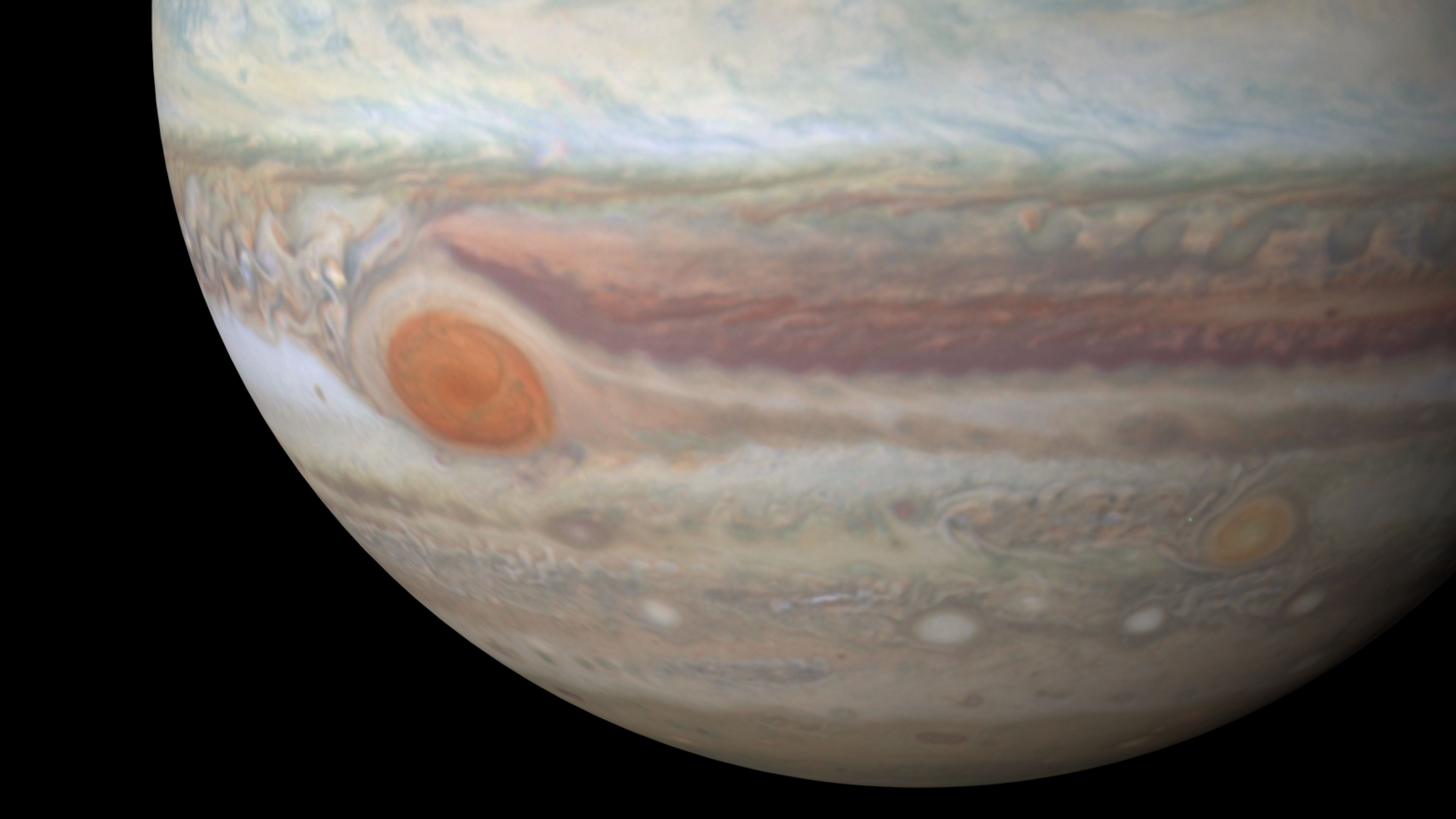 nasa发布的木星4k动画好像是基于哈勃的数据