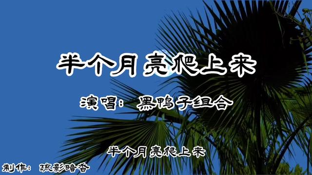 天籁之音，黑鸭子组合《半个月亮爬上来》最美和声，记忆中的歌声