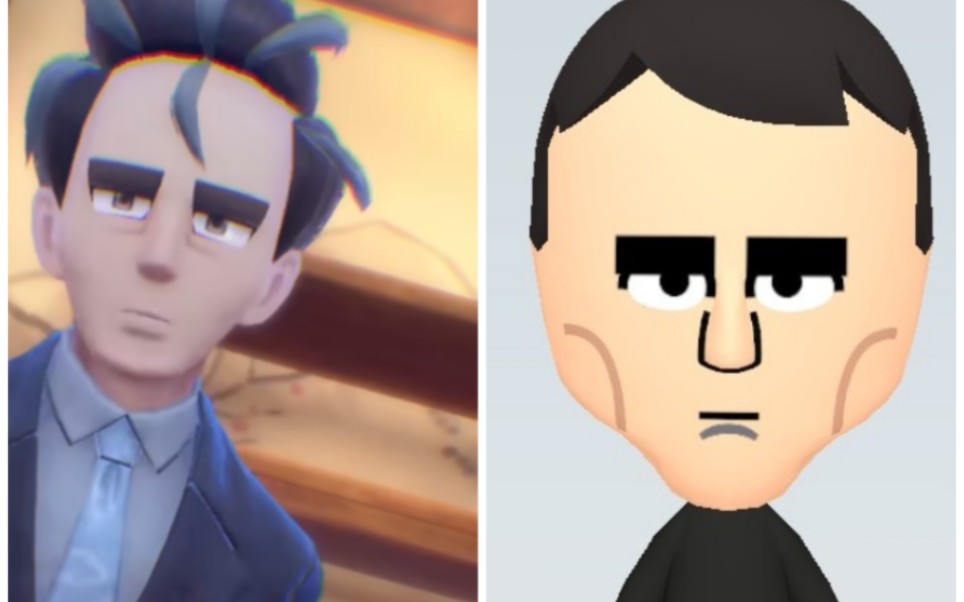 任天堂mii角色捏脸数据(宝可梦朱紫青木)