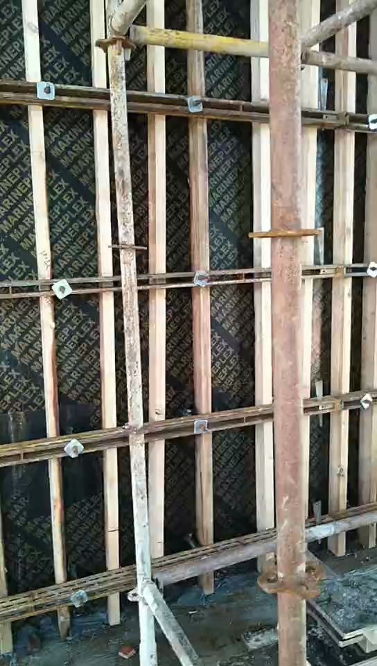 方圆钢背楞模板支撑加固体系