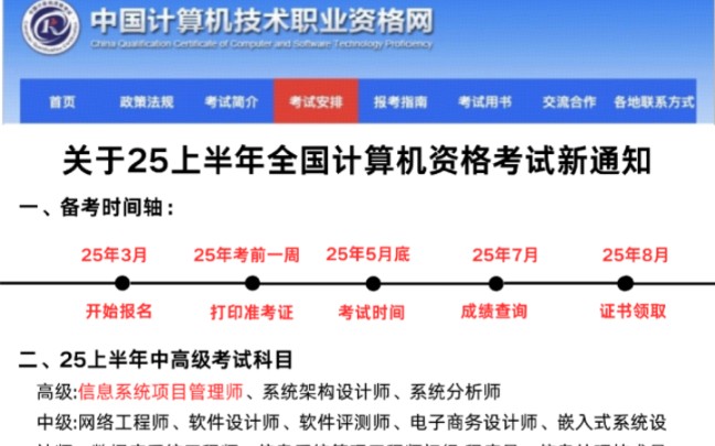 25年软考最新通知来了!!!难怪说25年将是软考最简单的一年,这下终于弄清楚了!25年信息系统项目管理师、软考高项,软考高级,网络工程师等0基础...