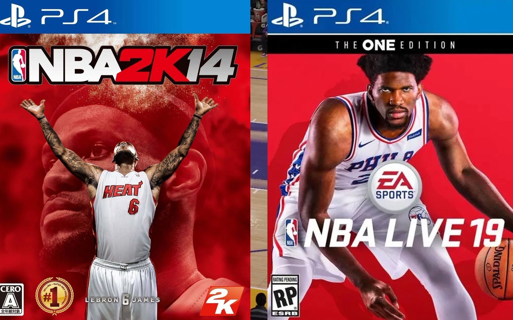 [图]最好的两款篮球游戏 NBA2K14 VS NBALIVE19