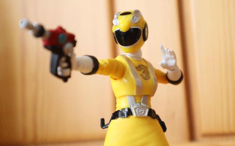 【闪电收藏】孩之宝 炎神战队轰音者 轰音黄 power ranger rpm 黄战士