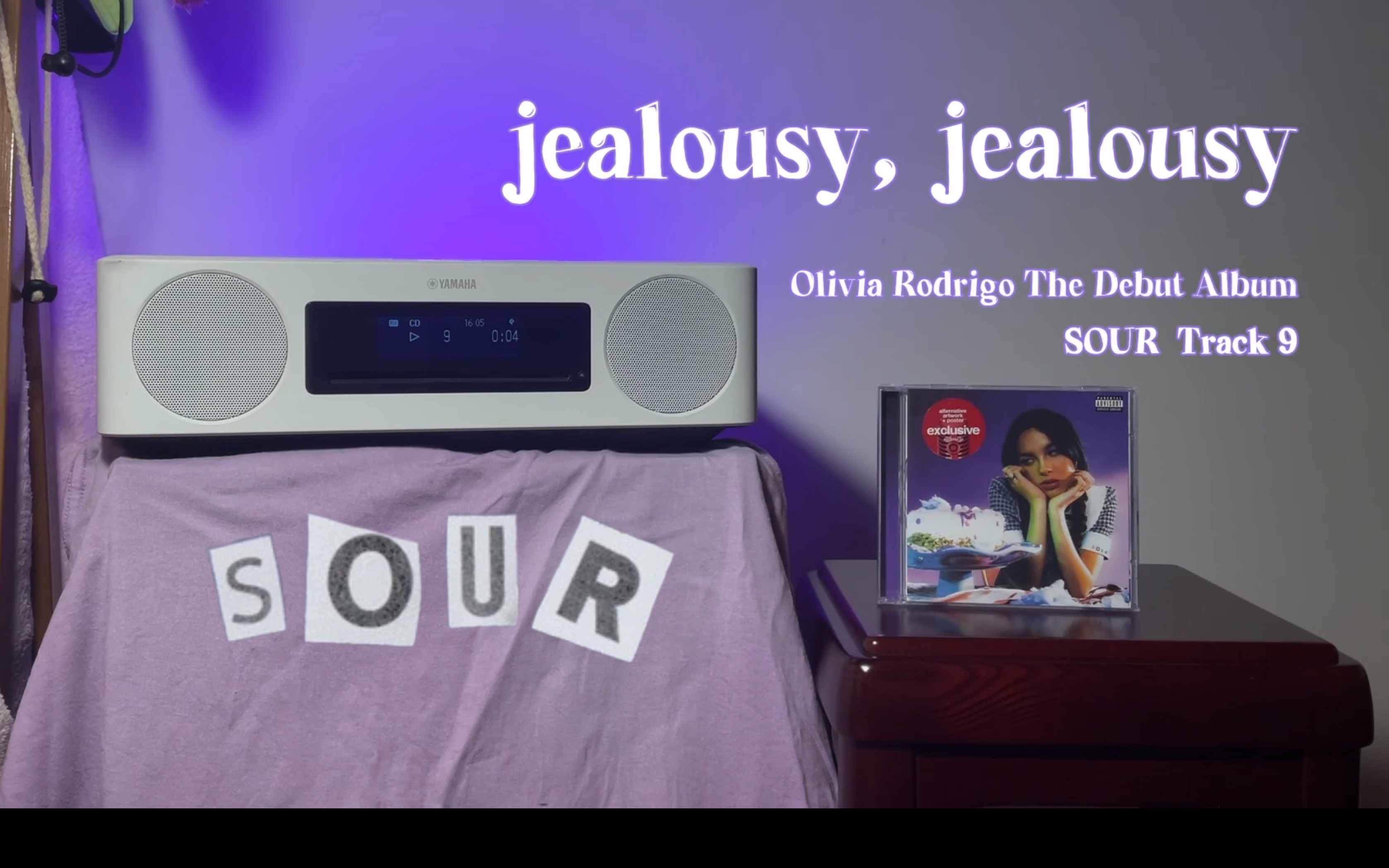 [图]【CD/中英字幕】jealousy，jealousy【妒嫉，妒嫉】Olivia Rodrigo【奥莉薇娅·罗德里戈】