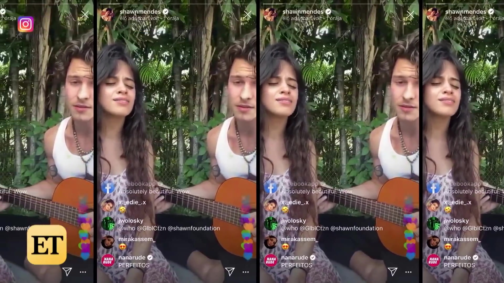 [图]【最新中字】卡妹和蒙德在线秀恩爱！！！Camila Cabello & Shawn Mendes Show Off